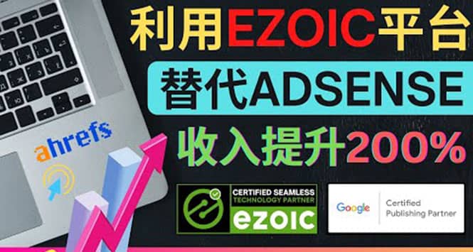利用Ezoic优化网站广告：把自己的Adsense广告收入提升80%到200%聚合网创-网创项目资源站-副业项目-创业项目-搞钱项目聚合网创
