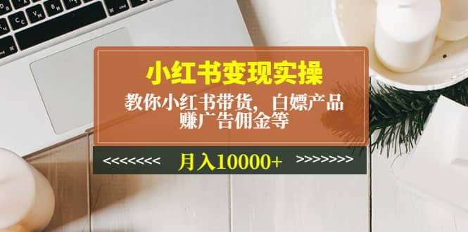 小红书变现实操：教你小红书带货，白嫖产品，赚广告佣金等聚合网创-网创项目资源站-副业项目-创业项目-搞钱项目聚合网创