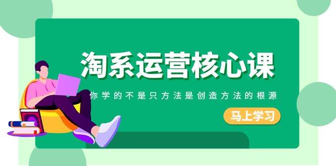 淘系-运营核心课，你学的不是只方法是创造方法的根源（190节课）聚合网创-网创项目资源站-副业项目-创业项目-搞钱项目聚合网创