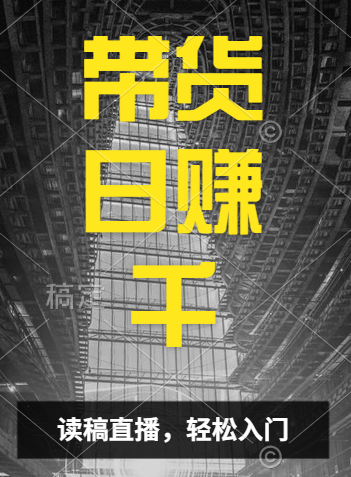 视频号技术直播带货， 会读稿就行，小白日入1000+聚合网创-网创项目资源站-副业项目-创业项目-搞钱项目聚合网创