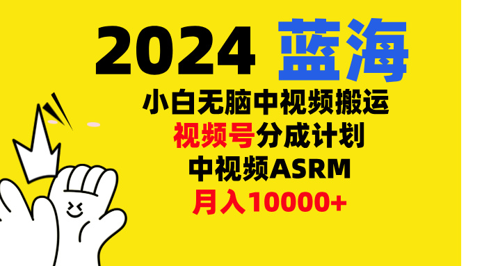 小白无脑复制-中视频视频号-分成计中视频ASRM聚合网创-网创项目资源站-副业项目-创业项目-搞钱项目聚合网创