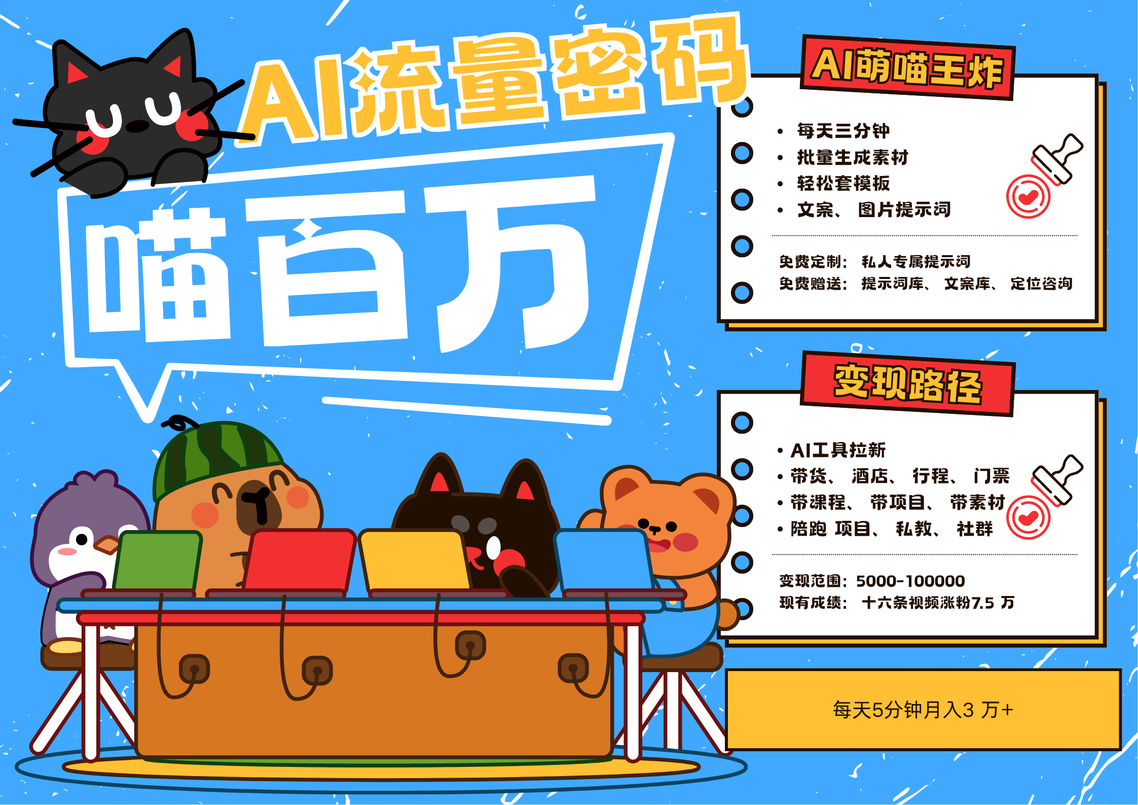 AI+宠物+旅行2025最火流量密码 轻松用AI宠物做文旅账号 可带货，带酒店，可以带行程，旅行社 小白三分钟学会 N种变现渠道 月入五位数  管道收益聚合网创-网创项目资源站-副业项目-创业项目-搞钱项目聚合网创